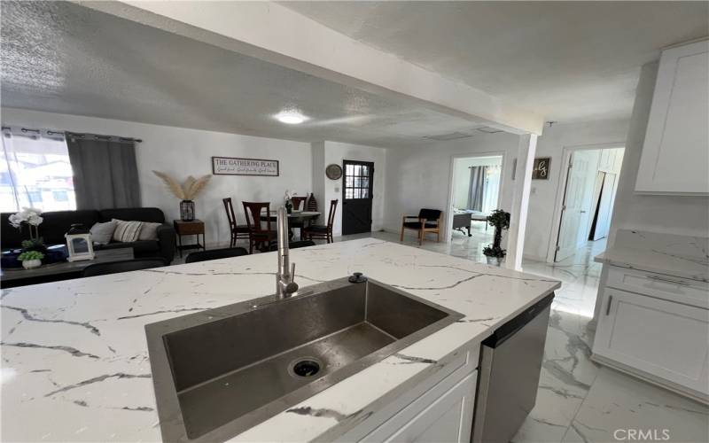 Kitchen Island and Sink