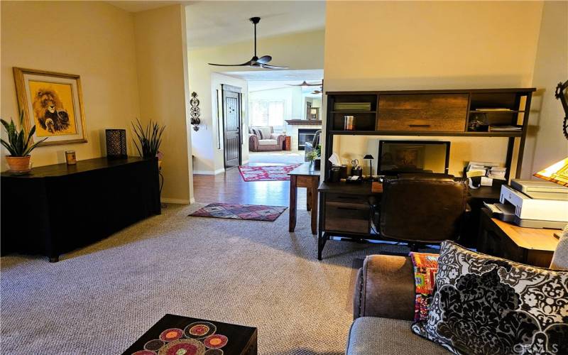 family room looking into living room