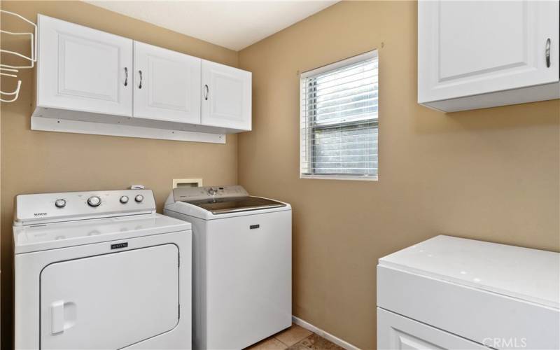 Laundry room with storage