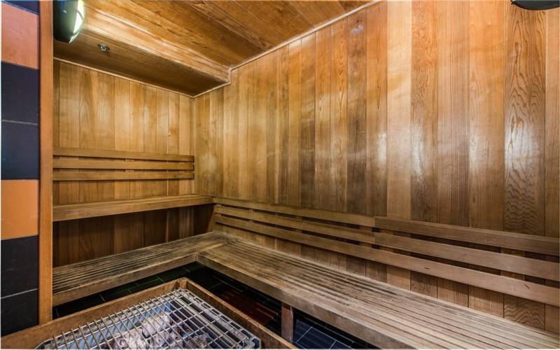 vacation at home in a private sauna