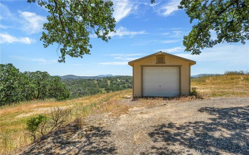 Garage near main house