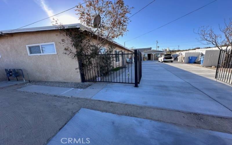 Gated courtyard