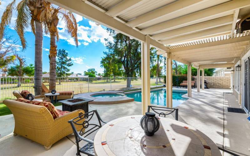 Covered Area Rear Patio