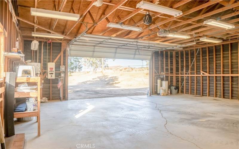 interior of garage