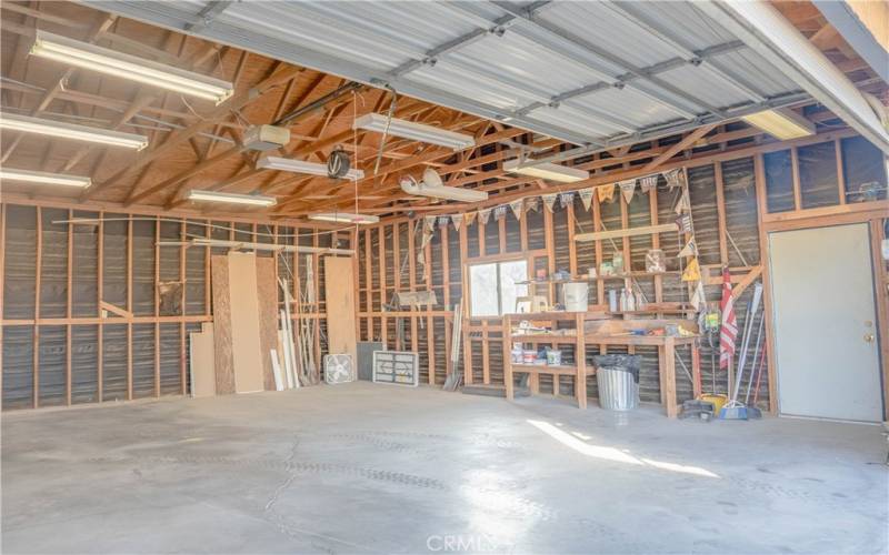 interior of garage