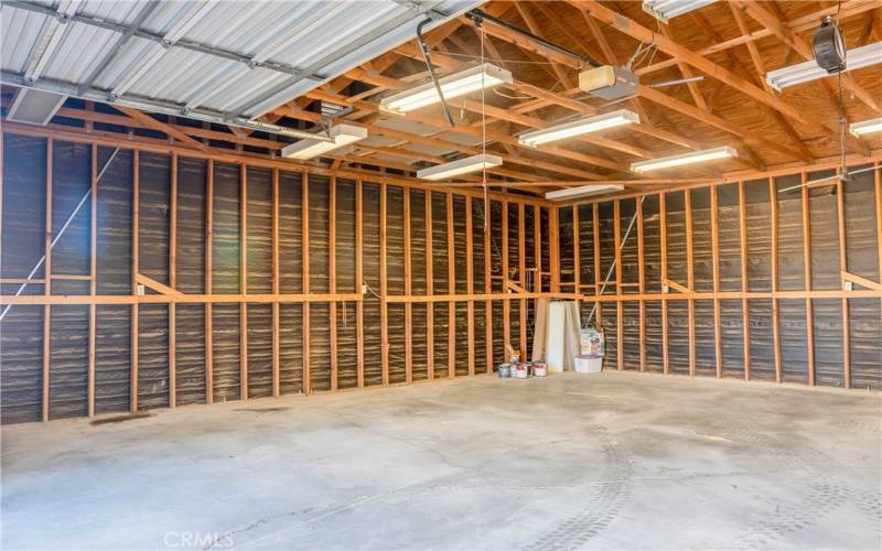 interior of garage