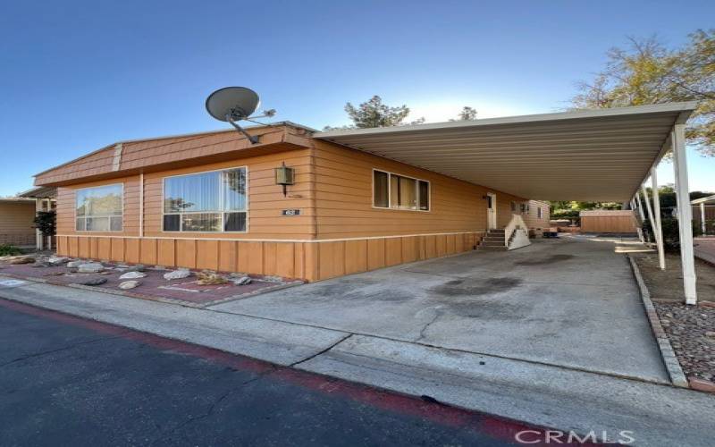 Side Carport entrance.