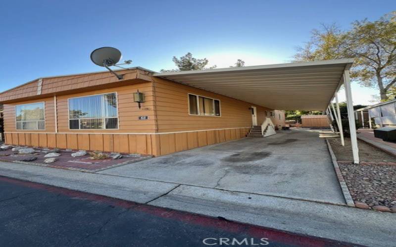 Side Carport entrance