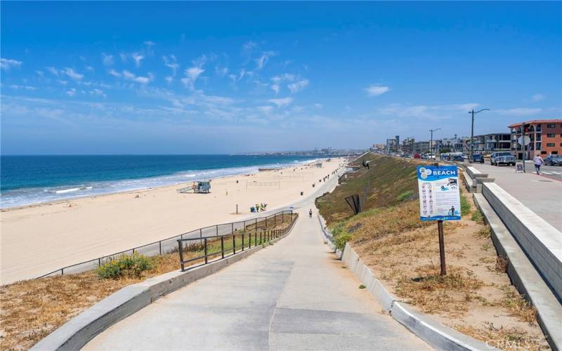 Walkway on the beach