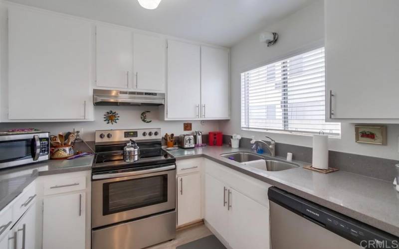 Kitchen with Stainless appliances