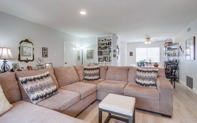 Living Room with Open Concept