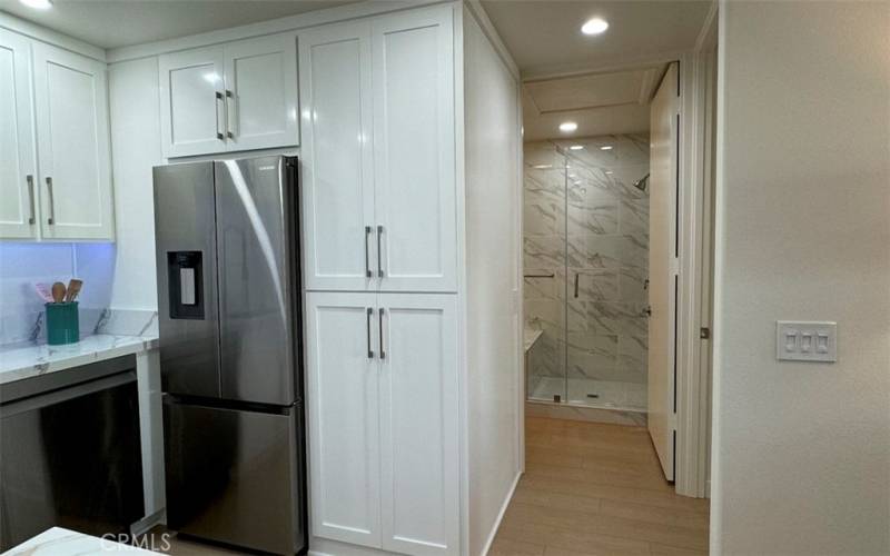 Hallway to bathroom and Master bedroom