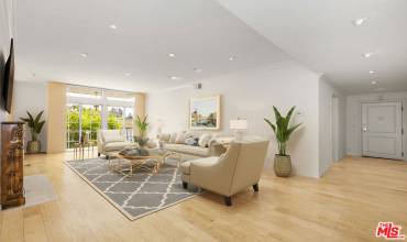 LIVING ROOM VIRTUALLY STAGED INCLUDING FLOORING