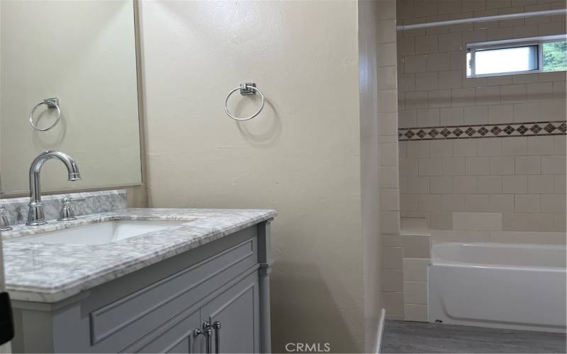 Remodeled bathroom