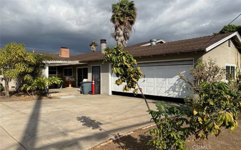 Garage in back yard