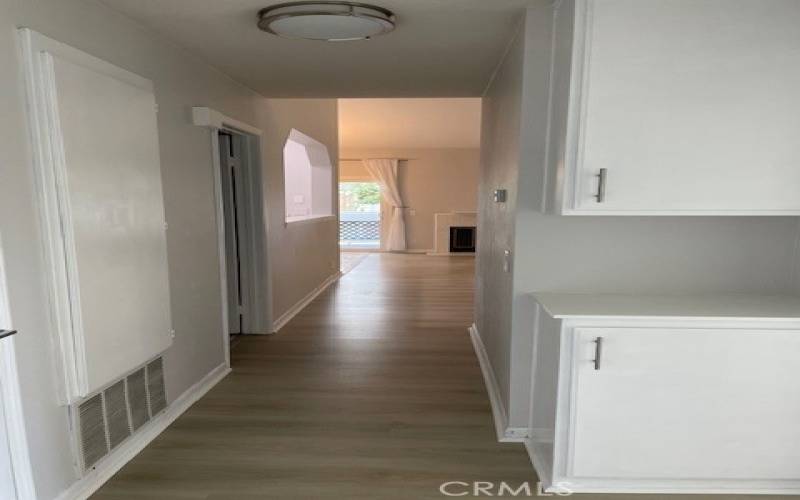 Hallway coming out of the primary bedroom