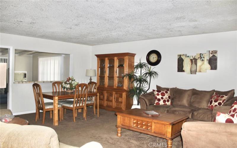 Living room and Dining area