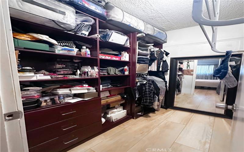 Main bedroom closet