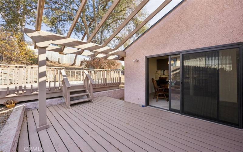 Deck off the dining room