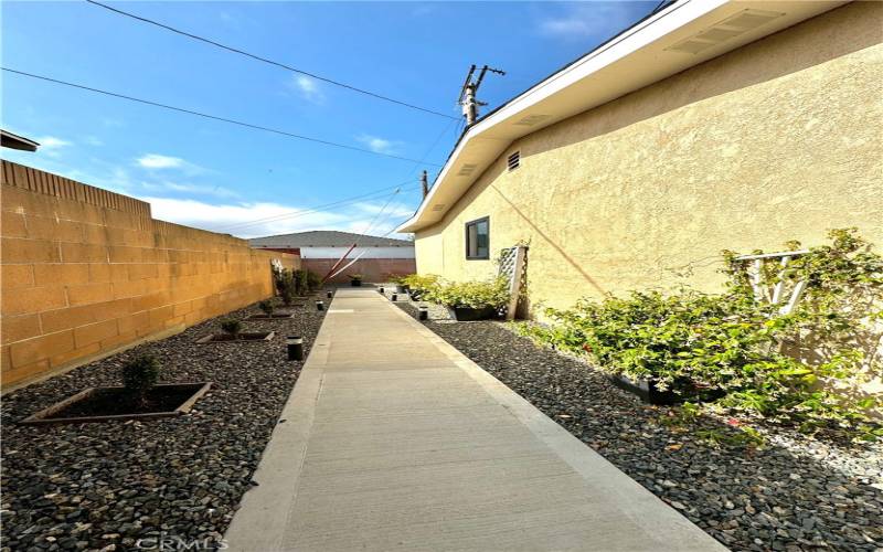 Your Own Private Walkway to left of Unit!