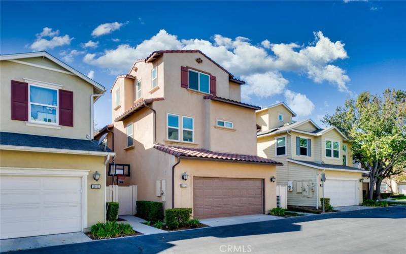 2 car attached garage