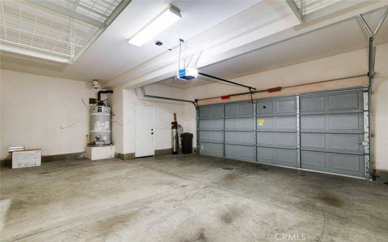 Garage w/ Water Softner system