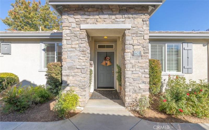 Beautiful arched entryway