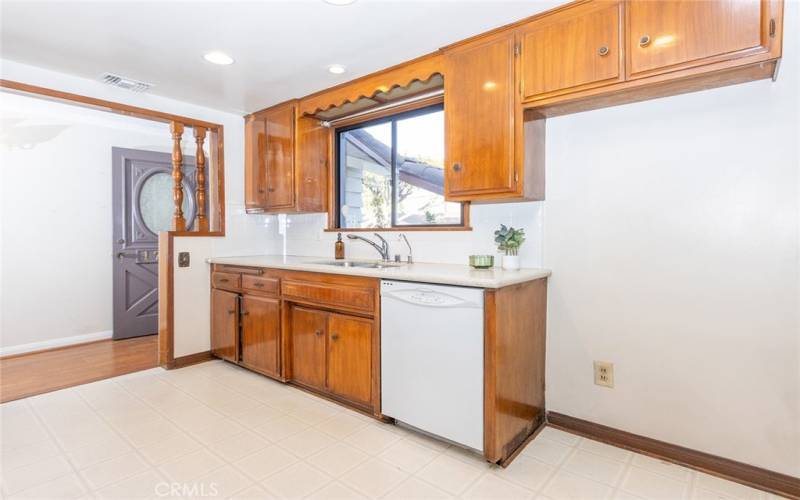 Kitchen and Front Entry