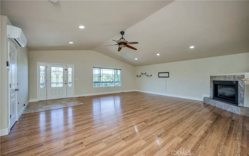 Vaulted ceilings & large picture windows