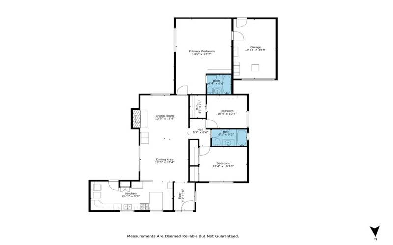 Floorplan measurements are deemed reliable but not guaranteed. Buyer and their rep to verify.