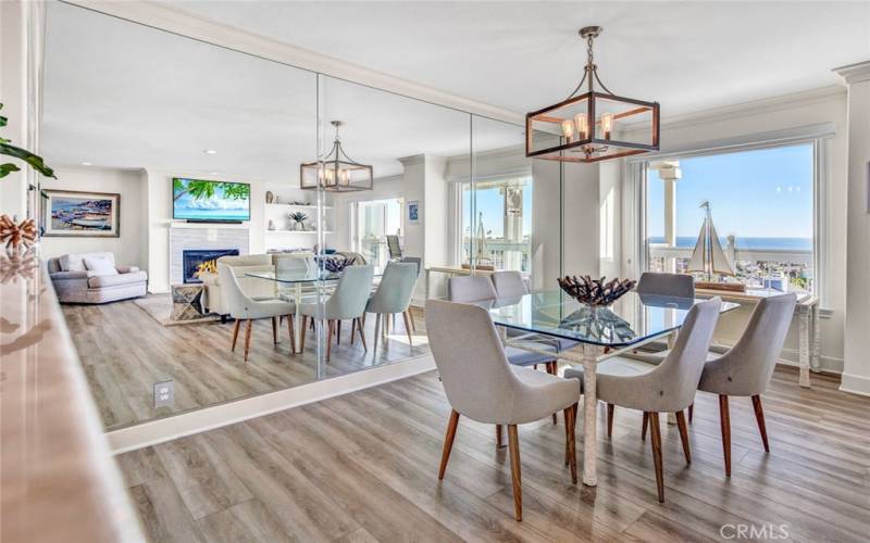 Gorgeous ocean view from dining area.