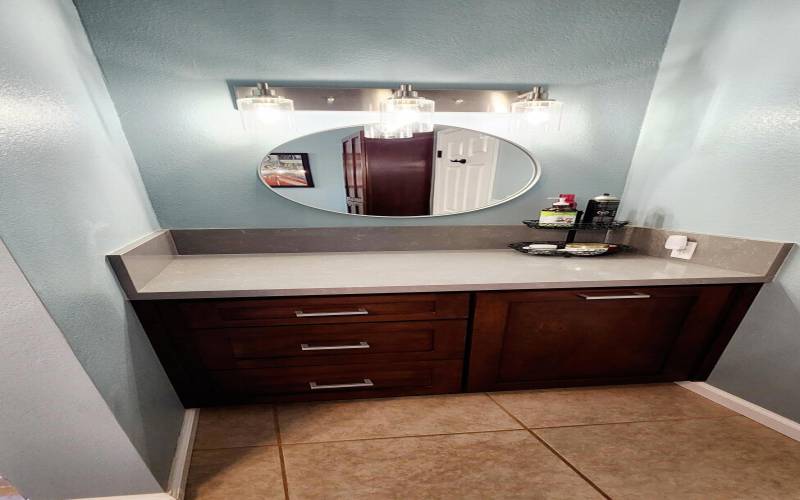 Vanity in Main Bath