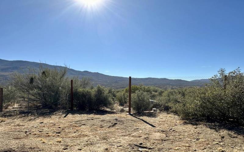 Southwest corner fence