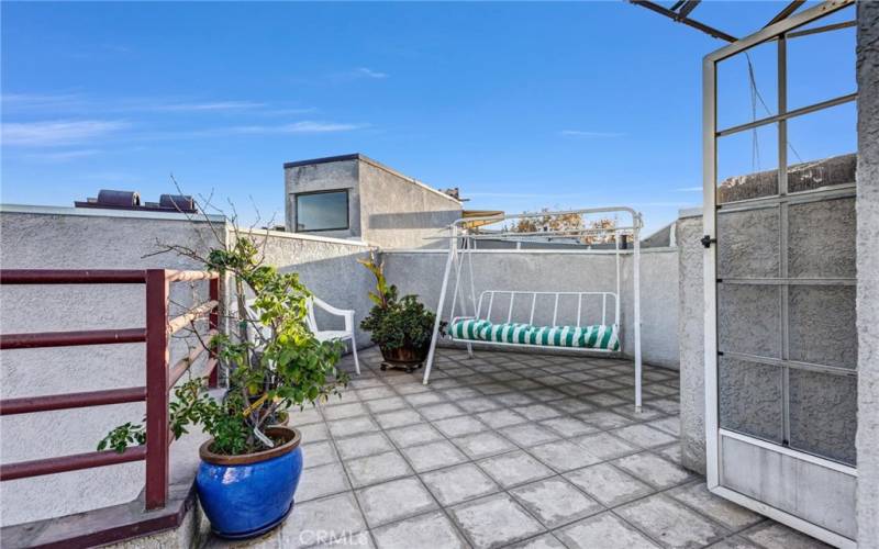 Expansive Roof Top Deck with views