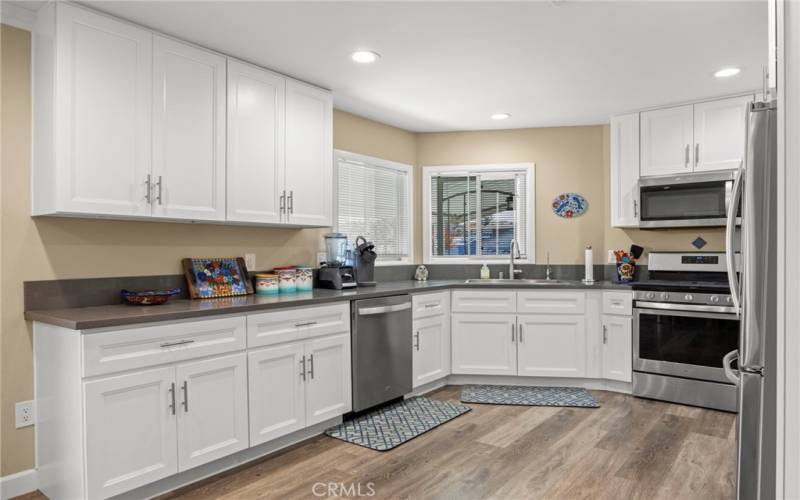 Remodeled kitchen