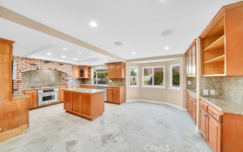 Upgraded kitchen with KitchenAid appliances.