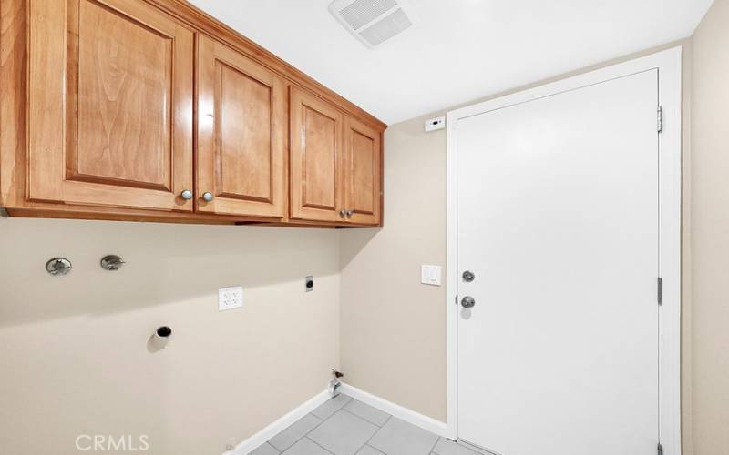 Individual Laundry Room.