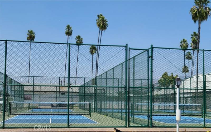 Newer pickleball courts.