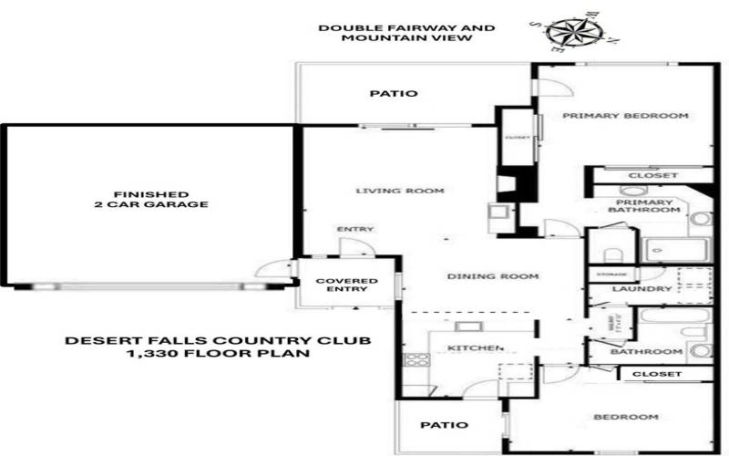 1,330 Floorplan