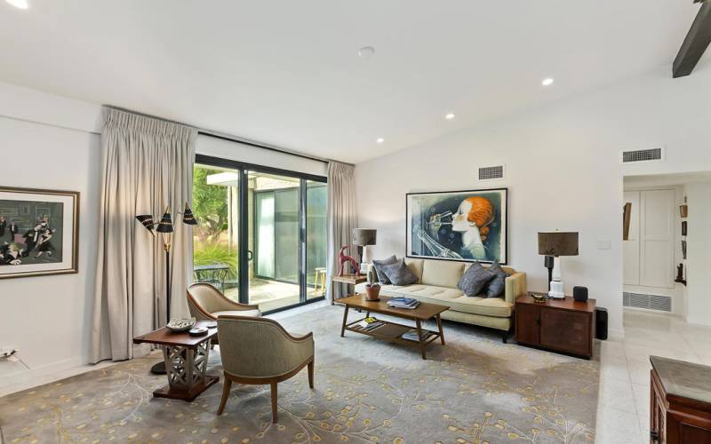 Living Room With Western Mountain Views