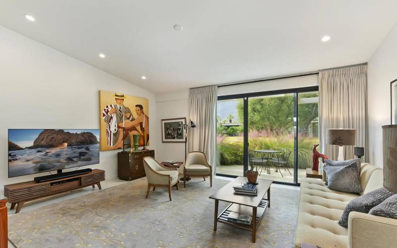 Living Room With Western Mountain Views