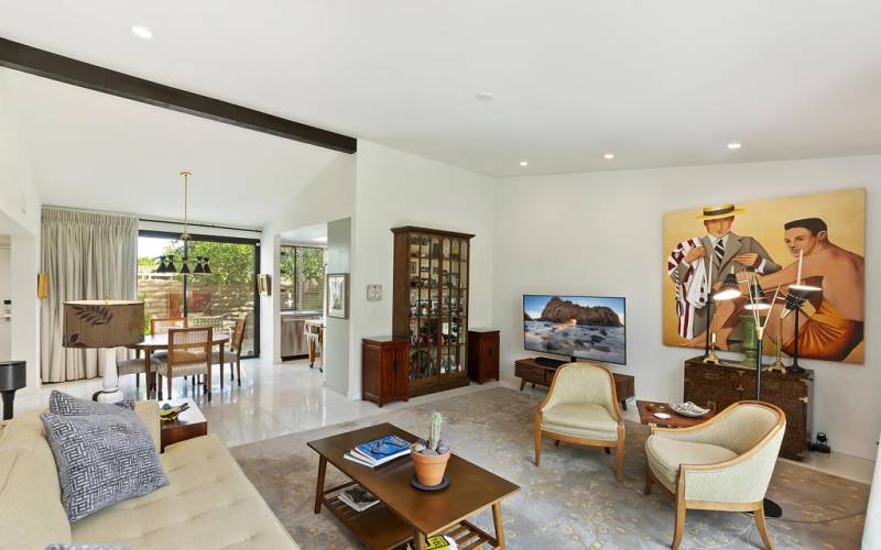 Living Room With Western Mountain Views