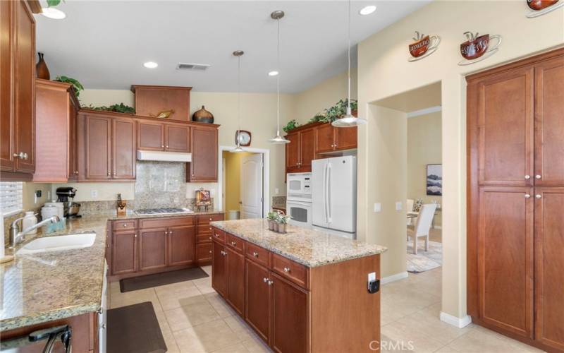 Kitchen with lots of storage