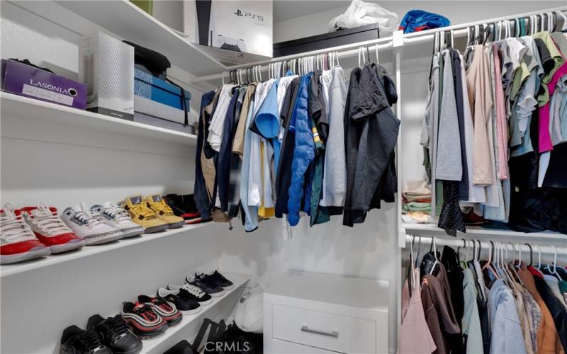 Master closet