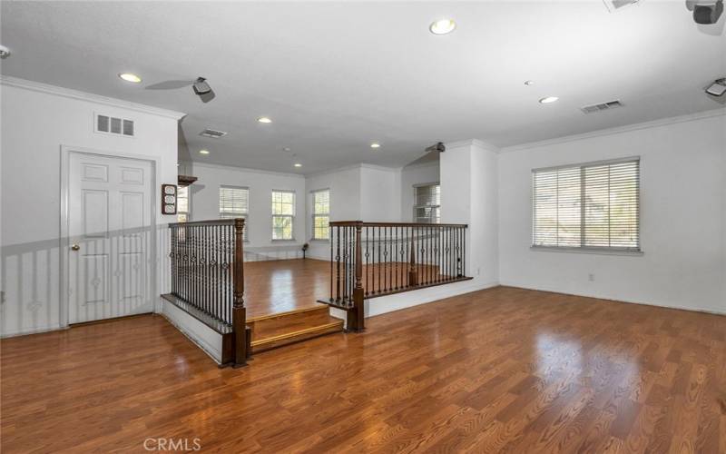 Upstairs loft retreat and bonus room