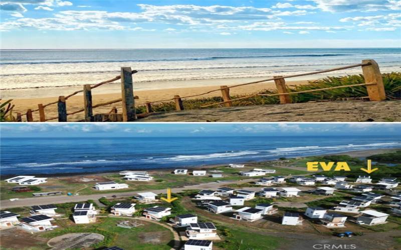 Beach ront homes