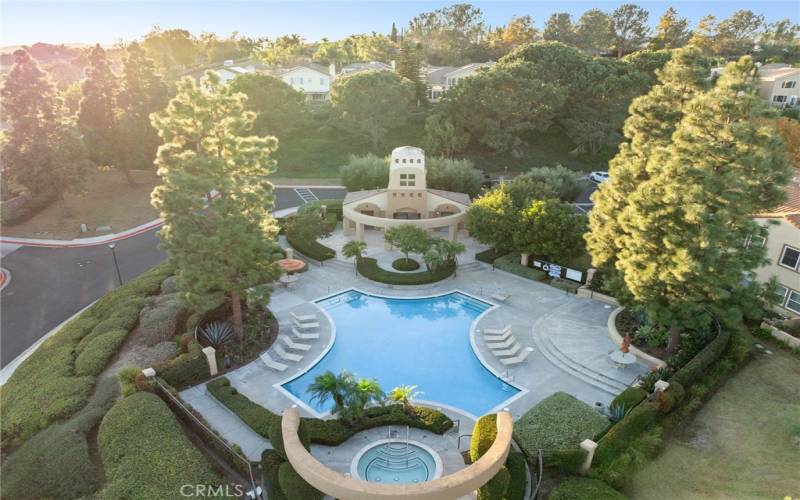 The neighborhood boasts a wonderful pool & spa