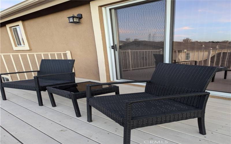 Balcony off master bedroom