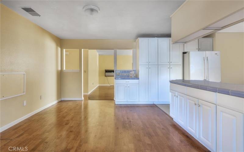 Dining area adjacent to living room