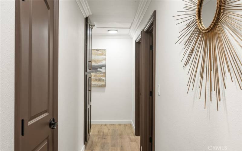 Hall Closet and Linen Closet with Soft Close Hinges